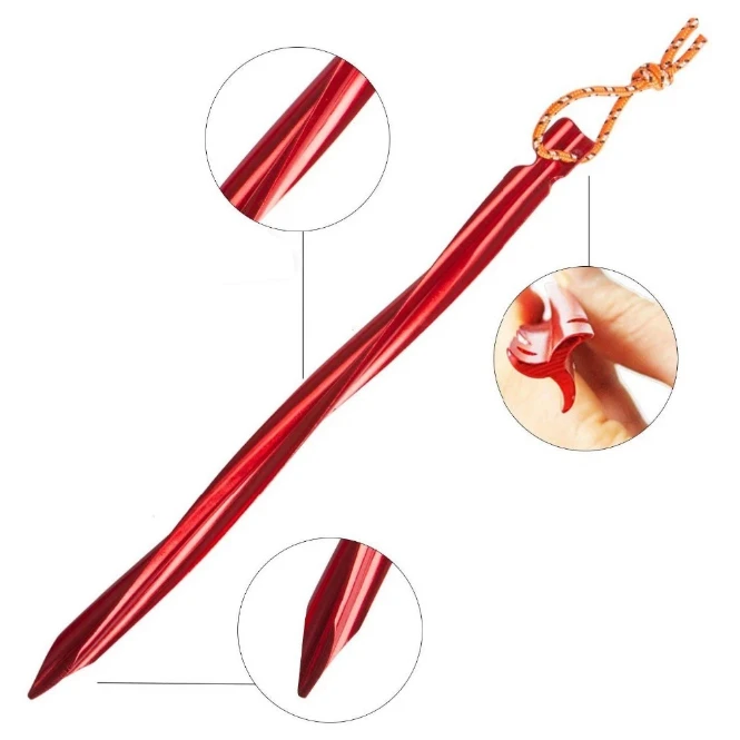 Basic Nature Zelthering Y-Stake Spiral - Tent Stake - Image 2