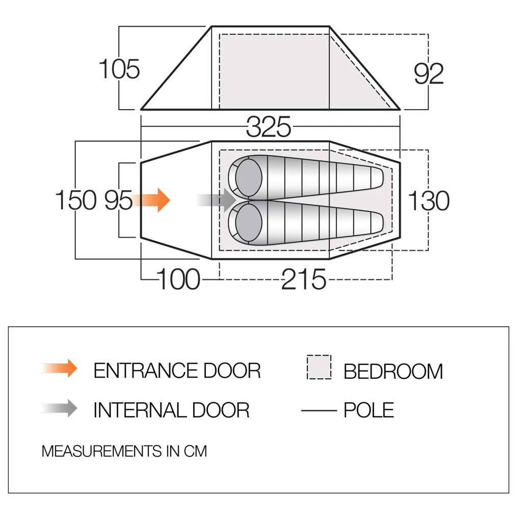 Vango Scafell 200 - 2-person Tent - Image 2