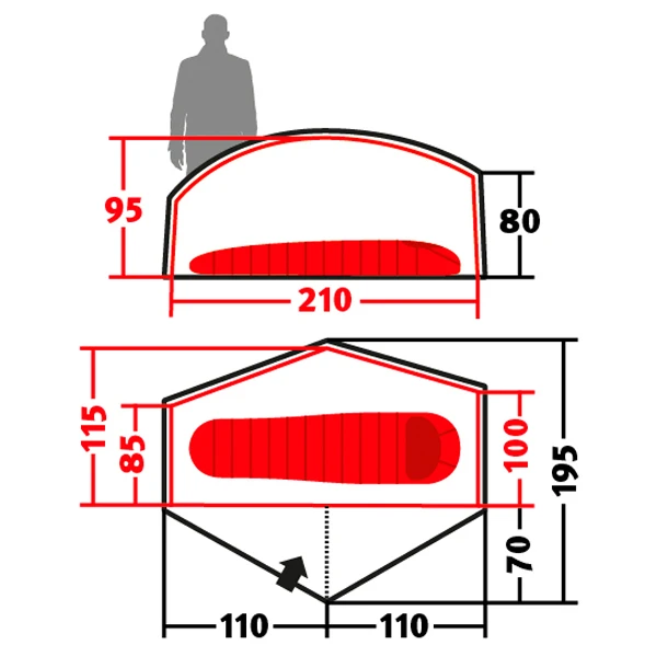 Wechsel Trailrunner - 1-person Tent - Image 6